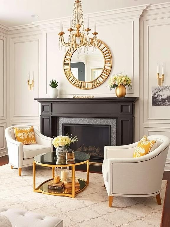 19 Glam with Gold Accents