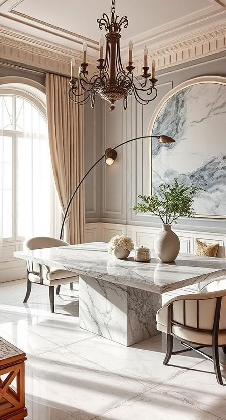 Italian Marble Furniture Luxury Meets Durability