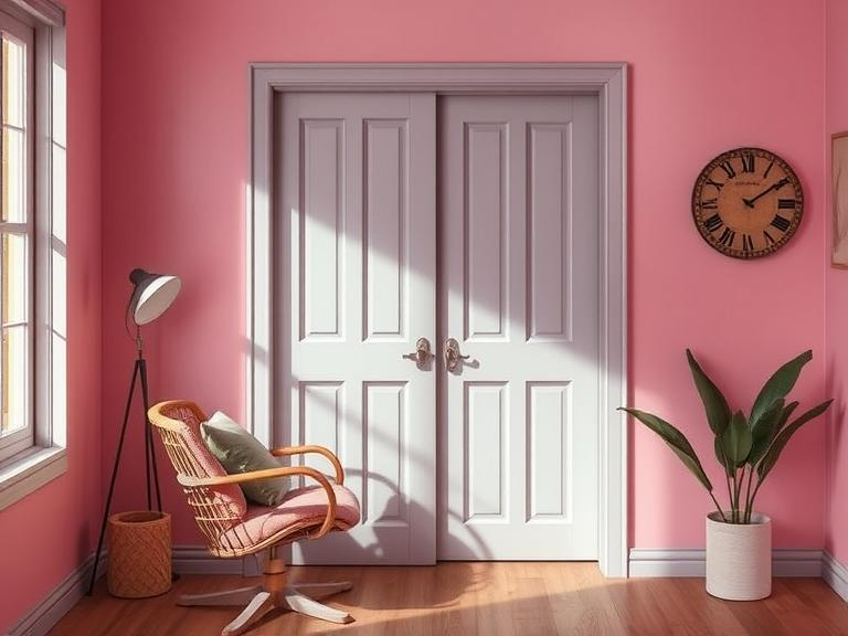 Muted Pink Soft and Warm with Depth Muted Pink Soft and Warm with Depth