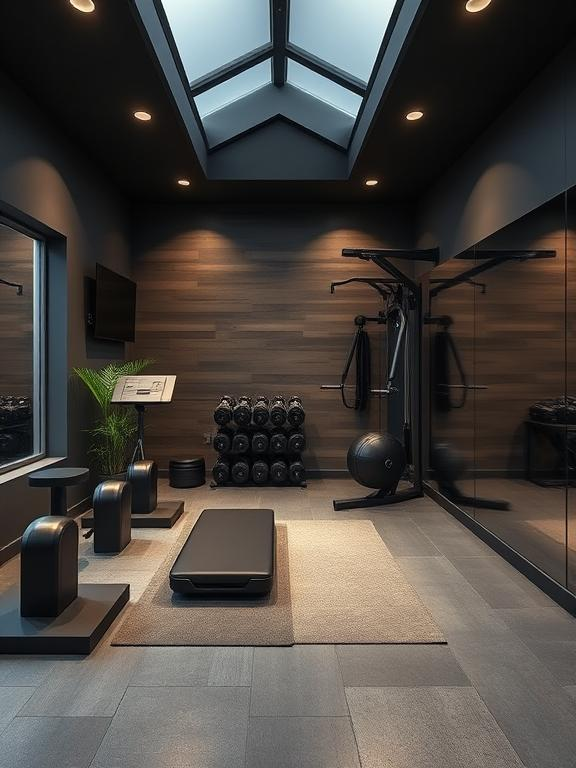 Sleek and Modern Home Gym Sleek and Modern Home Gym