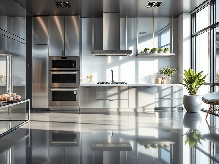 Stainless Steel Clean Modern Dimension Stainless Steel Clean Modern Dimension