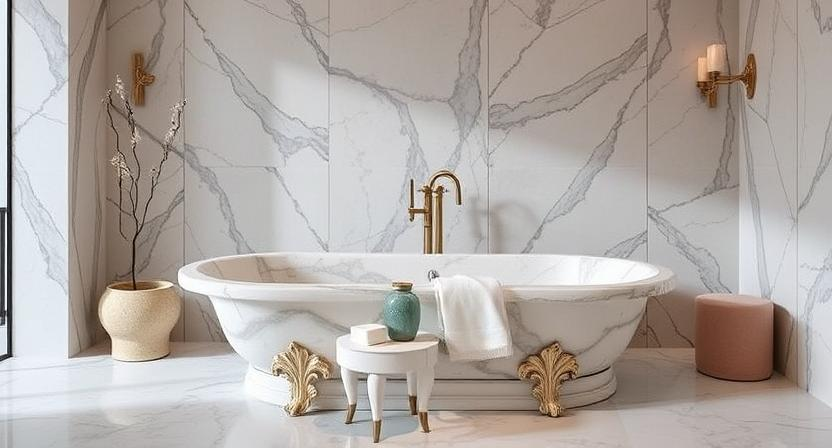 Bathtubs Carved Out of Marble - A Soak in Luxury