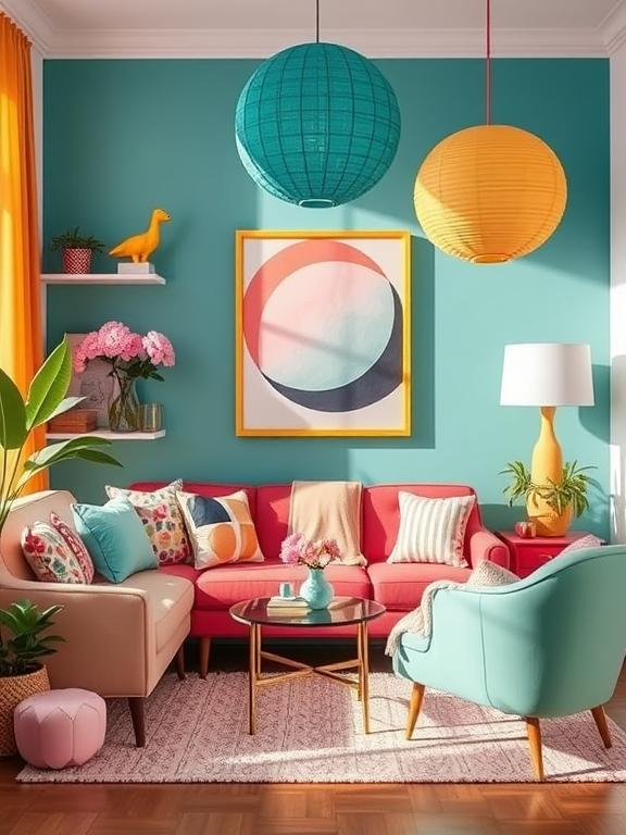 Bright and fun accents to keep your spirits high Bright and fun accents to keep your spirits high