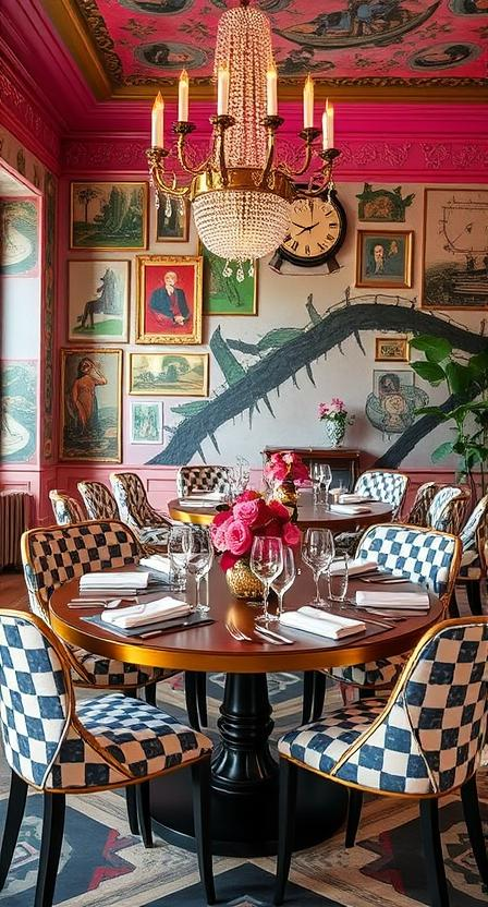 Eclectic Dining A Comeback of Glamour and More Glamour Eclectic Dining A Comeback of Glamour and More Glamour
