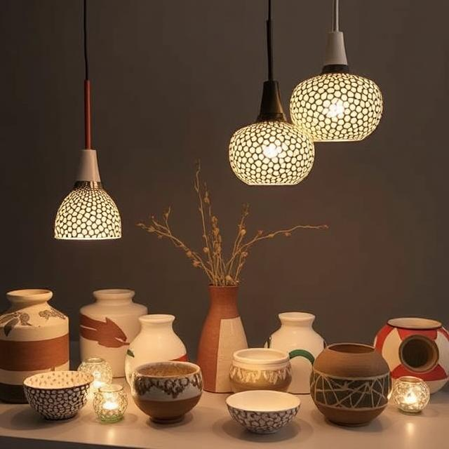 Handmades of Ceramics in Lighting Design. Handmades of Ceramics in Lighting Design.