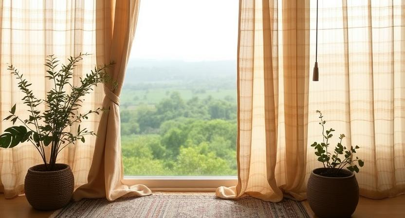 Handwoven Linen Curtains-A Gentle Interlude from Nature