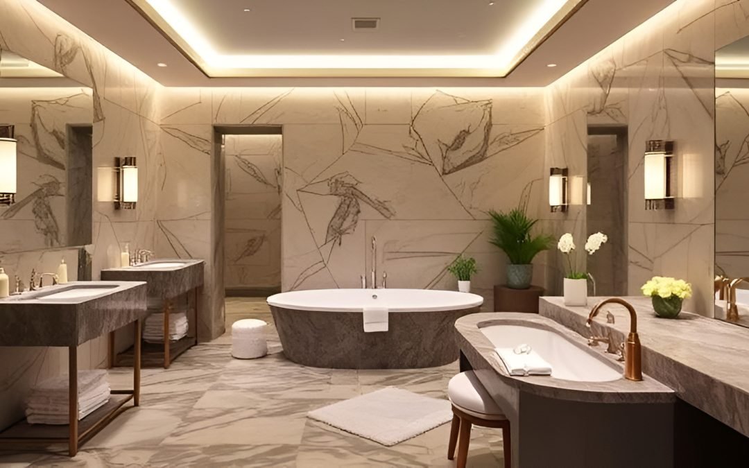 Inside the Luxurious Spa Bathrooms of Hollywood’s Biggest Stars