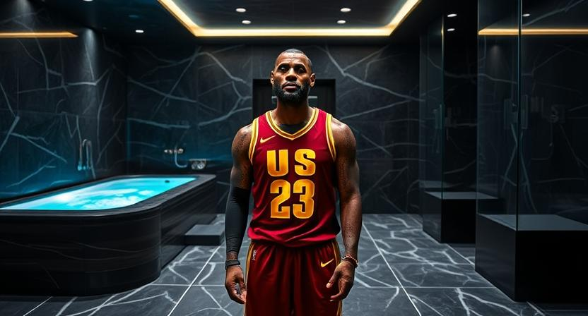 LeBron James' Hydrotherapy Haven LeBron James' Hydrotherapy Haven