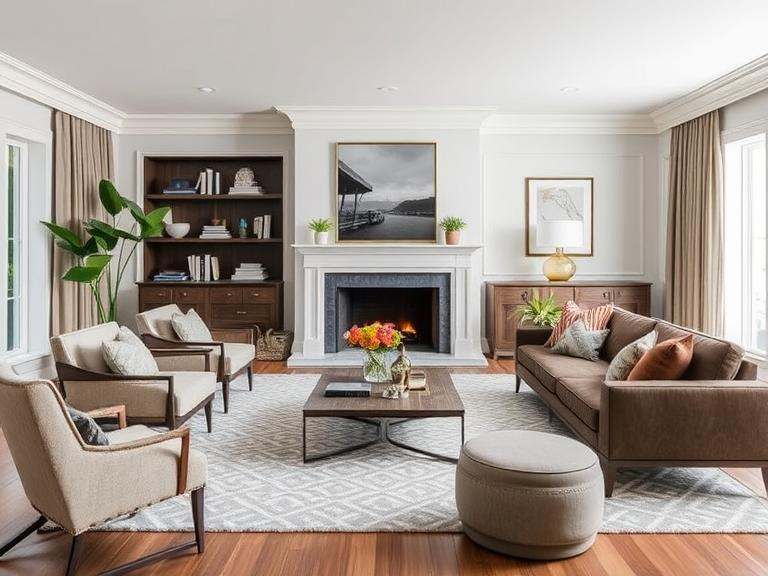Living Room Bold and Refined Living Room Bold and Refined