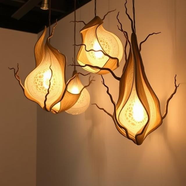 Organic, Sculptural Fixtures Bold Floor Lamps