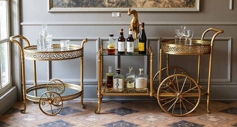 Ornate Bar Carts Ornate Bar Carts
