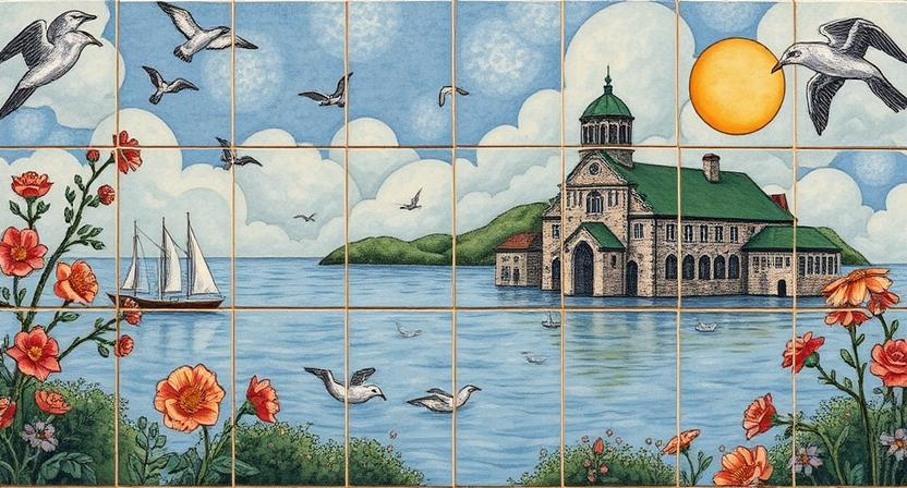 Painted Ceramic Tiles-Wondrously Telling Tales with Every Stroke