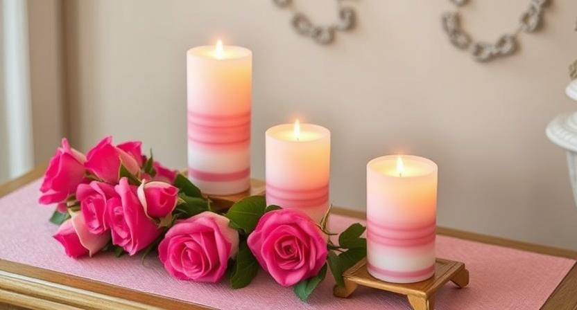 Rosé Tapered Candles Rosé Tapered Candles