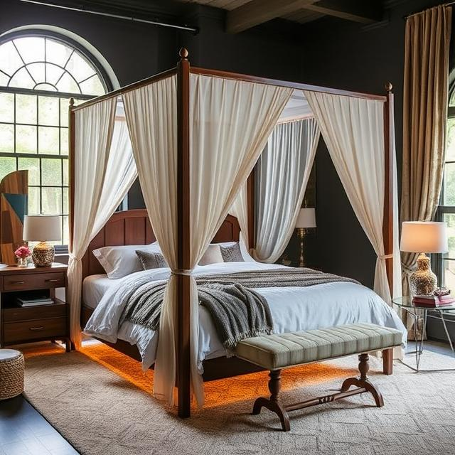 The Statement Canopy Bed Returns The Statement Canopy Bed Returns
