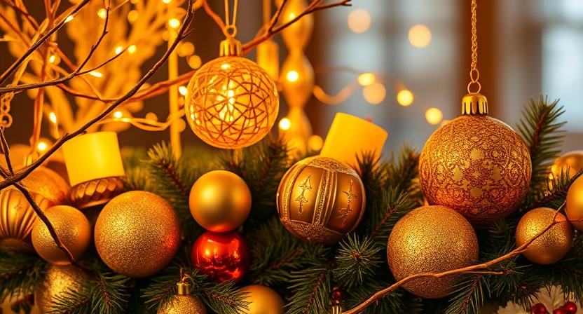 Gold Hues and Ornaments