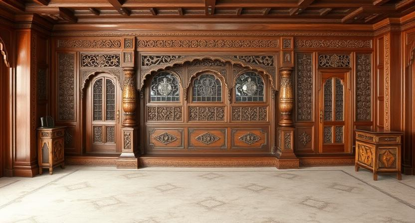 Indian Hand Woodwork-Carving- India