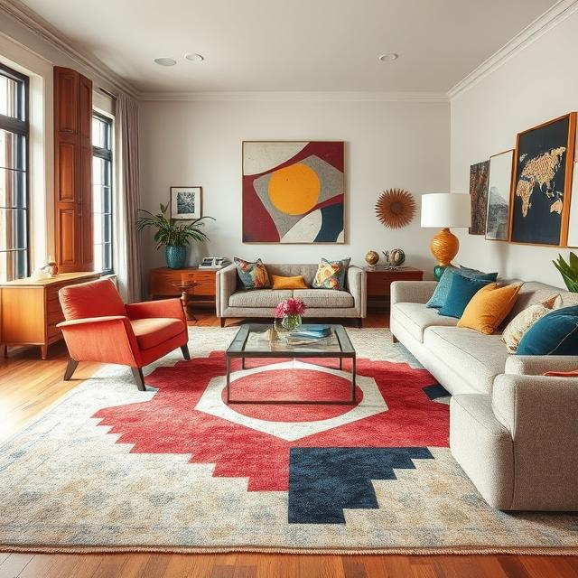 Maximalism Bold, Eclectic, and Layered Spaces Natural Materials Earth Tones